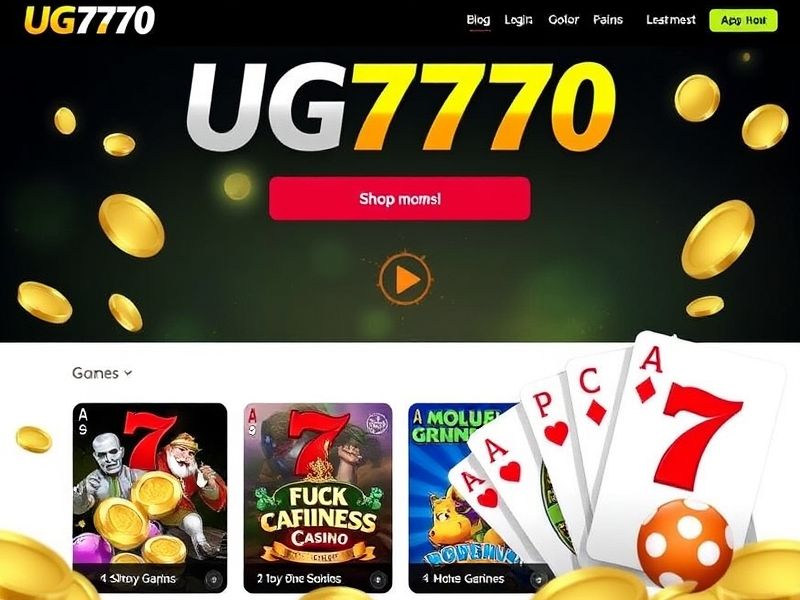 Welcome to ug777 login.com, the ultimate online gambling platform for casino games, slots, poker, and more. Access real-money gaming securely with expert guides and promotions.